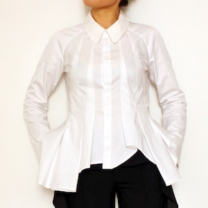 Pattern and sewing instruction for white shirt   &quot;JOKER&quot;