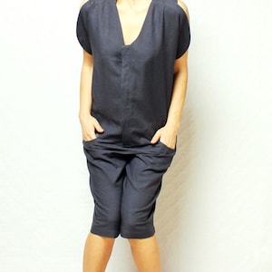 Schnittmuster Nähanleitung PDF Jumpsuit  Mono &quot;HELENA&quot;