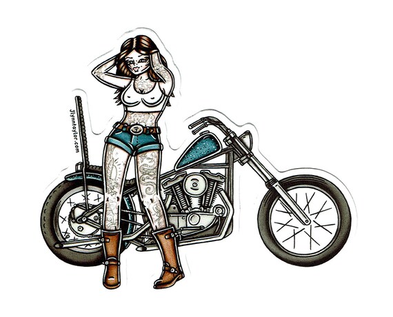 Biker Girl Flash