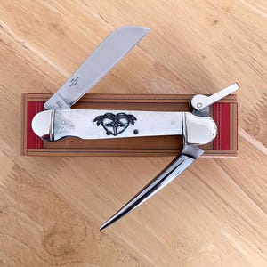 Nude Martian Pinup Scrimshaw Marlin Spike Knife (mature Content) (sale