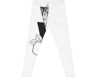 Payasa Clown Girl Leggings | Chicano Tattoo Art