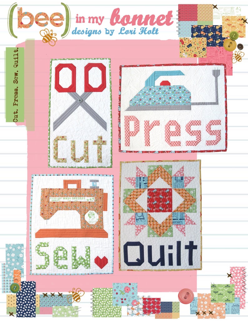 Cut.Press.Sew.Quilt pattern | Etsy