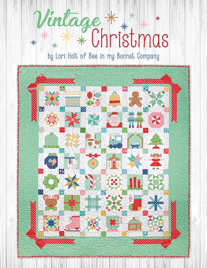 VINTAGE CHRISTMAS BOOK by Lori Holt of Bee in my Etsy