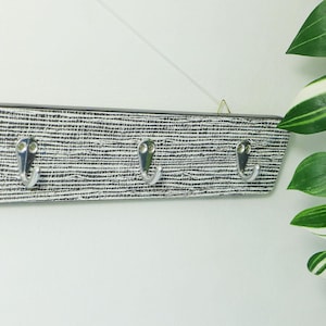 Cute Vintage Coat Rack - Wooden Wardrobe - 5 Wall Hooks - Towel Hooks - Mid Century 1950s 1960s 1970s - German Formica Wall Rack - Retro