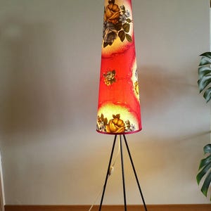 Rare 1950s 1960s 1970s Floor Lamp - Mid Century Atomic Stand Light - ARO Germany Tripod Floor Light - Rocket Lamp Modernist Lighting
