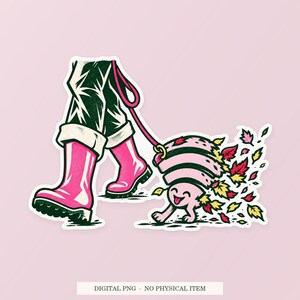 Wandelen met wifi (PNG), speelse clipart, transparante digitale download afbeelding 1