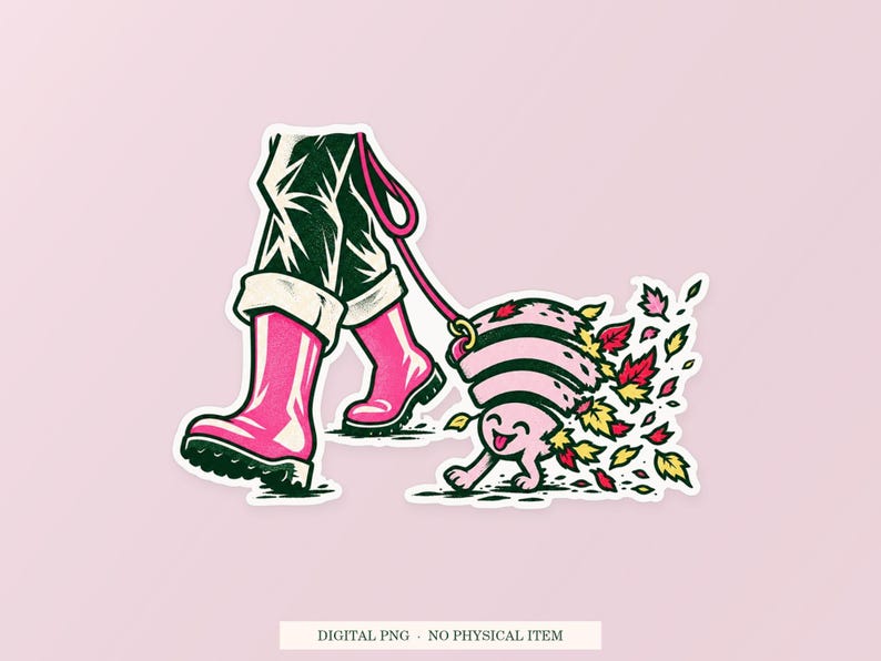 Wandelen met wifi (PNG), speelse clipart, transparante digitale download afbeelding 1
