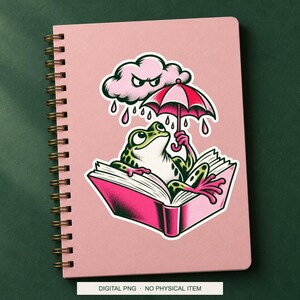 Lucky Somewhere Paperback Weather digital PNG artwork shown in a styled preview. One design. Digital download only, no physical item.