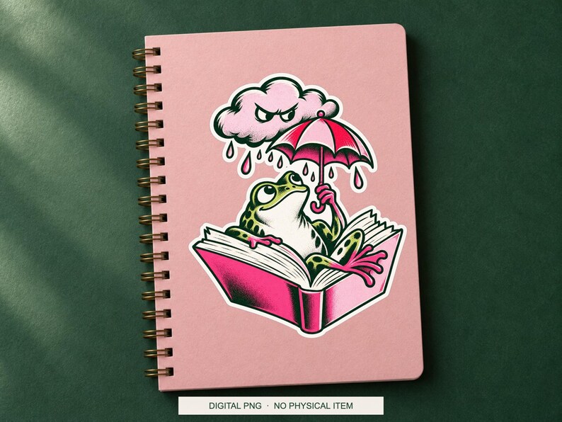 Lucky Somewhere Paperback Weather digital PNG artwork shown in a styled preview. One design. Digital download only, no physical item.