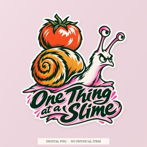 Una cosa en un slime PNG, imágenes prediseñadas caprichosas, descarga digital transparente imagen 1