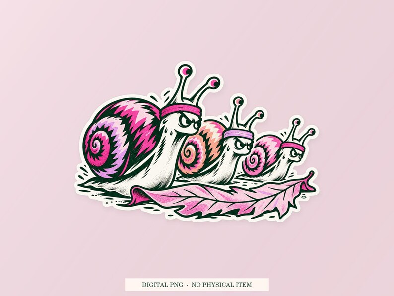 Snail Run Club PNG, clipart stravagante, download digitale trasparente immagine 1