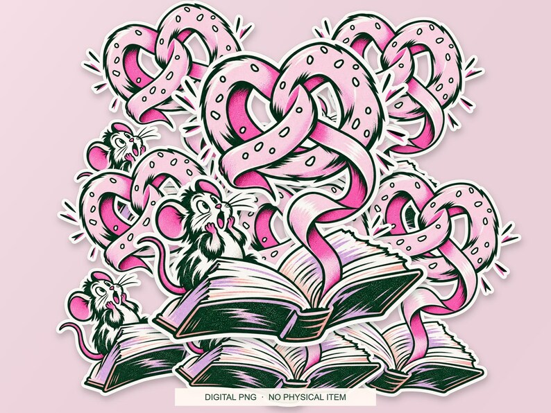 Lucky Somewhere Plot Twist Pretzel digital PNG artwork shown in a styled preview. One design. Digital download only, no physical item.