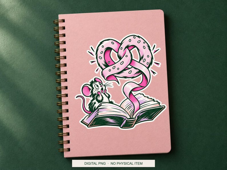 Lucky Somewhere Plot Twist Pretzel digital PNG artwork shown in a styled preview. One design. Digital download only, no physical item.