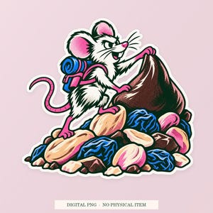 Trail Mix Expedition PNG, nyckfull clipart, transparent digital nedladdning bild 1