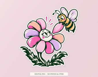 Image PNG de fleur à chargement hors ligne, clipart fantaisiste, téléchargement numérique transparent
