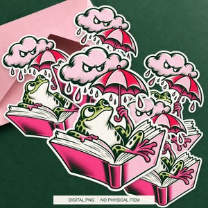 Lucky Somewhere Paperback Weather digital PNG artwork shown in a styled preview. One design. Digital download only, no physical item.