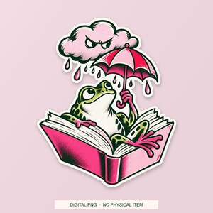 Lucky Somewhere Paperback Weather digital PNG artwork shown in a styled preview. One design. Digital download only, no physical item.