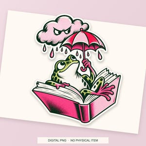 Lucky Somewhere Paperback Weather digital PNG artwork shown in a styled preview. One design. Digital download only, no physical item.