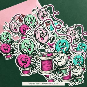 Lucky Somewhere Button Reunion digital PNG artwork shown in a styled preview. One design. Digital download only, no physical item.