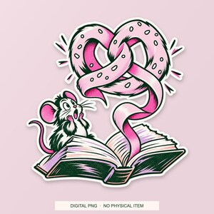 Lucky Somewhere Plot Twist Pretzel digital PNG artwork shown in a styled preview. One design. Digital download only, no physical item.