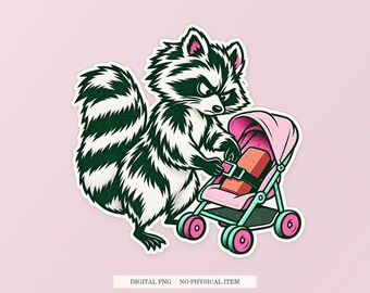 Brique de soutien émotionnel Raton laveur PNG, clipart fantaisiste, téléchargement numérique transparent