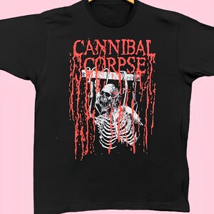 Maglietta della band musicale Cannibal Corpse, taglie dalla S alla 5XL, marca Gildan.