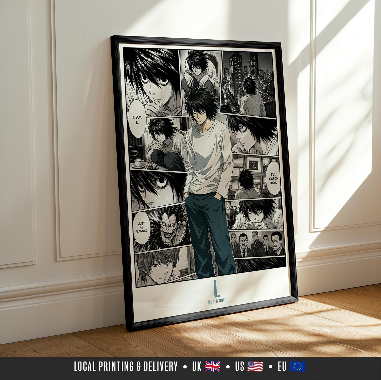 Death Note L Poster - Etsy