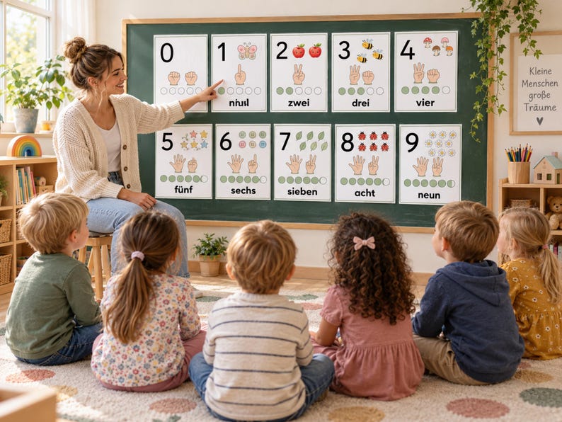 Numbers Csrd Number Cards 0-9 Preschool PDF | Learning Numbers | Kindergarten ...