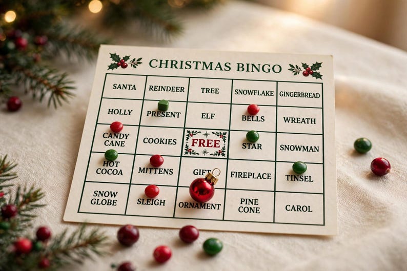 Christmas Party Games Bundle, 8 Printable Games for Adults Family ...