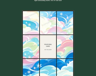 Articuno 30th Celebrations - Frost Sky Currents Binder Inserts, 8 Panels, 68x97mm A4 Print PDFs