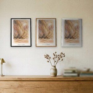 Dune Poster Art Print, Frank Herbert Arrakis Sandstorm Watercolour Wall Art, Sci Fi Book Lover Gift image 6