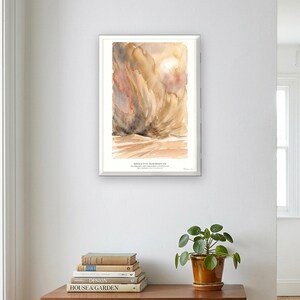 Dune Poster Art Print, Frank Herbert Arrakis Sandstorm Watercolour Wall Art, Sci Fi Book Lover Gift image 5