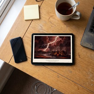Blood Meridian Art Print, The Judge in the Storm: Cormac McCarthy Gothic Western Wall Art, Judge Holden Desert Poster, Gift for Him image 13