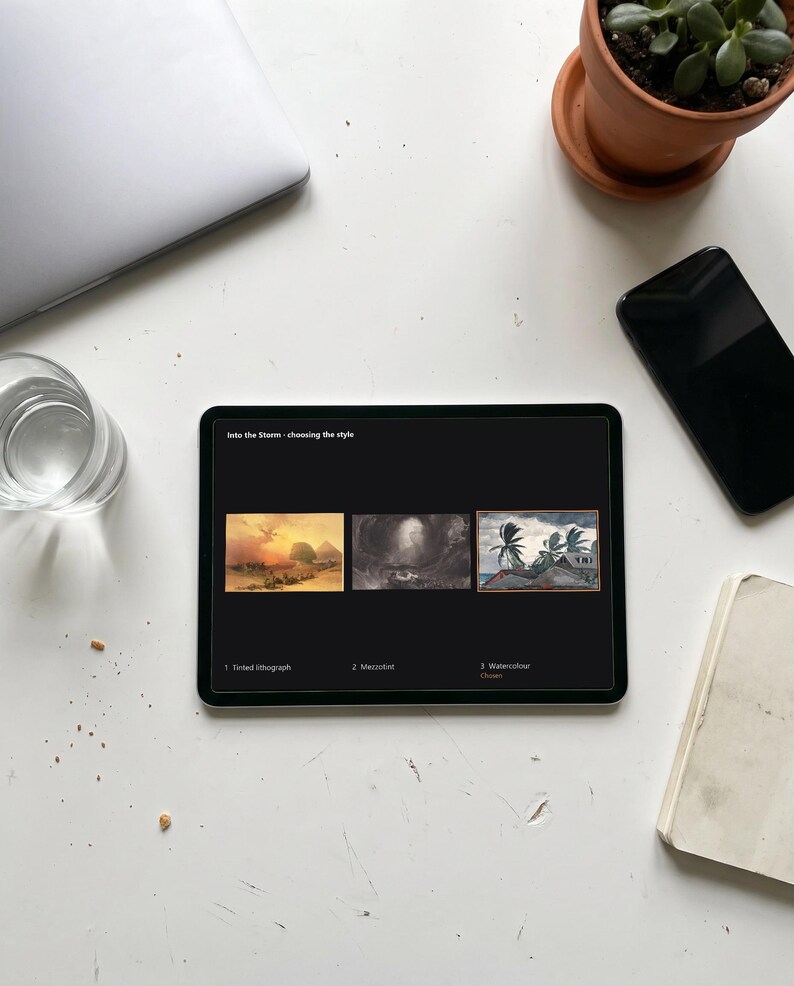 Dune Poster Art Print, Frank Herbert Arrakis Sandstorm Watercolour Wall Art, Sci Fi Book Lover Gift image 11