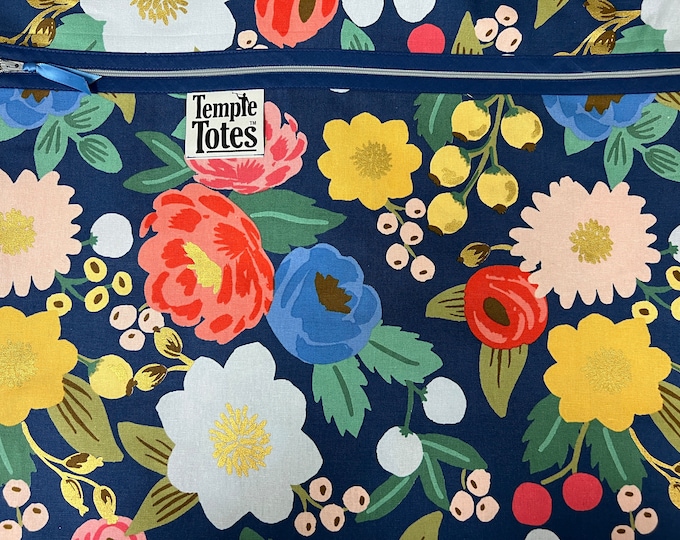 TempleTotes LDS Temple Bag  -  Vintage Garden