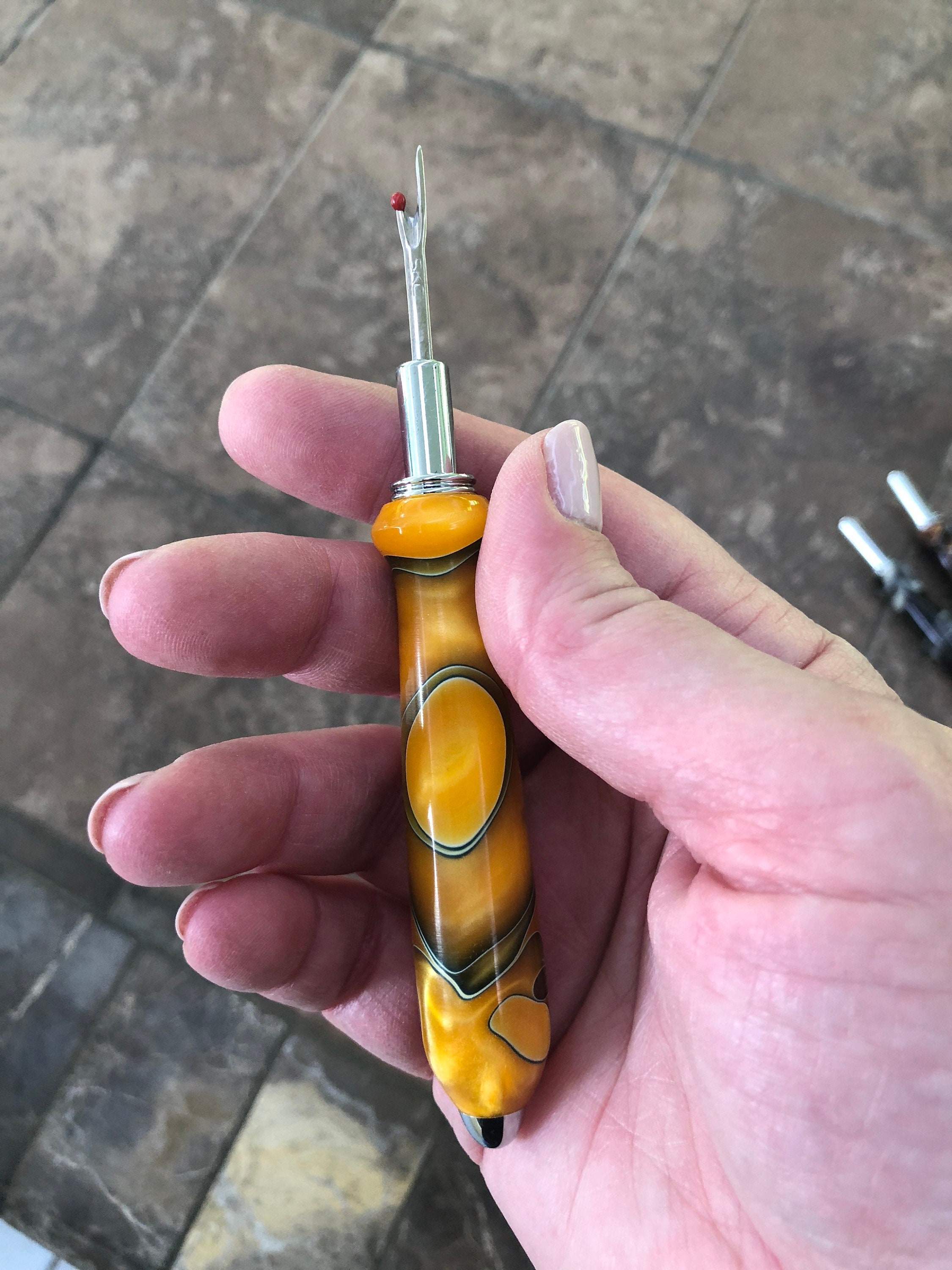 Seam Ripper Handturned Acrylic with reversible blade