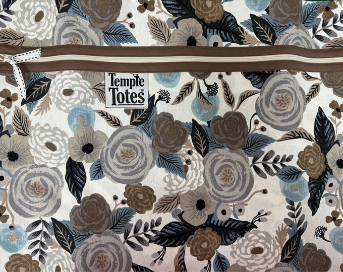 TempleTotes LDS Temple Bag  -  English Garden (Neutral)