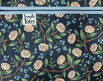 TempleTotes LDS Temple Bag  -  Night Blooms