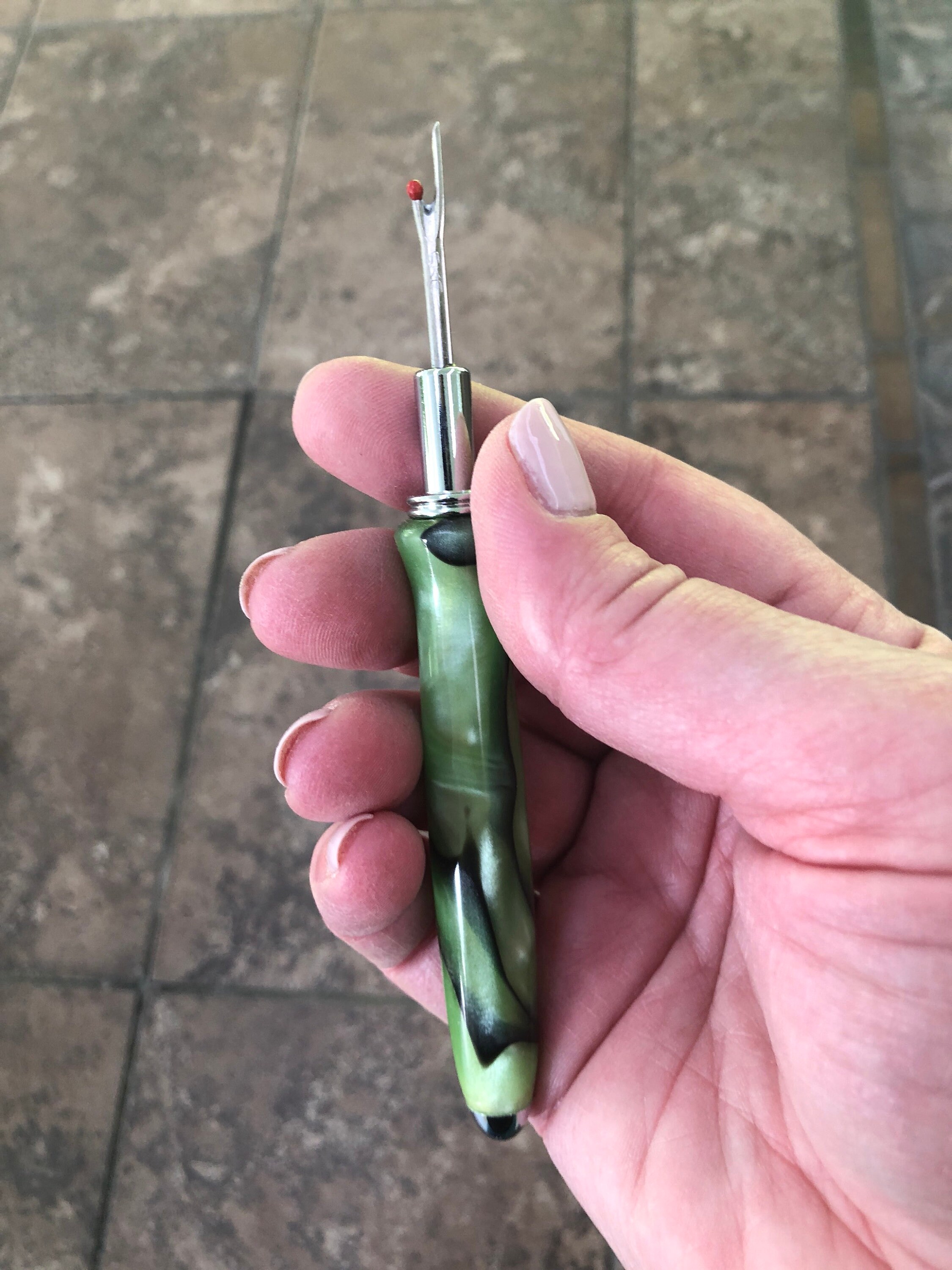 Seam Ripper Handturned Acrylic with reversible blade