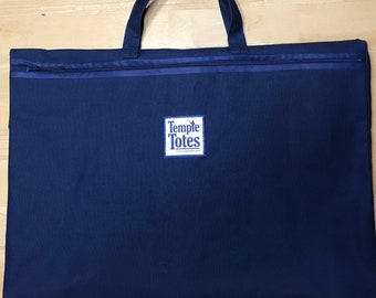 TempleTotes LDS Temple Bag - Men's Suit Tote (Navy)
