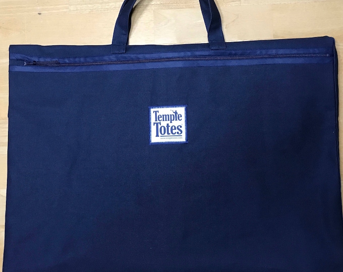 TempleTotes LDS Temple Bag - Men's Suit Tote (Navy)