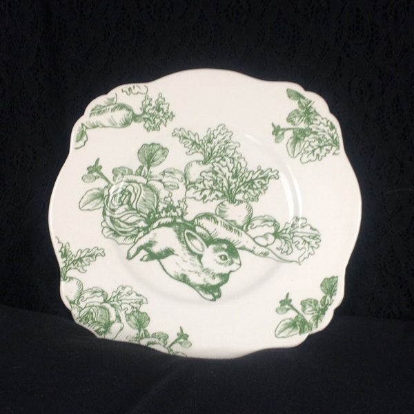 Bunny Toile by J. Willfred Luncheon Plates