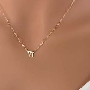 Tiny Gold Chai necklace Dainty Gold Filled Chai Necklace Chai Necklace Women,Chai Necklace Gold Hebrew Necklace Judaism Gift Jewelry image 4