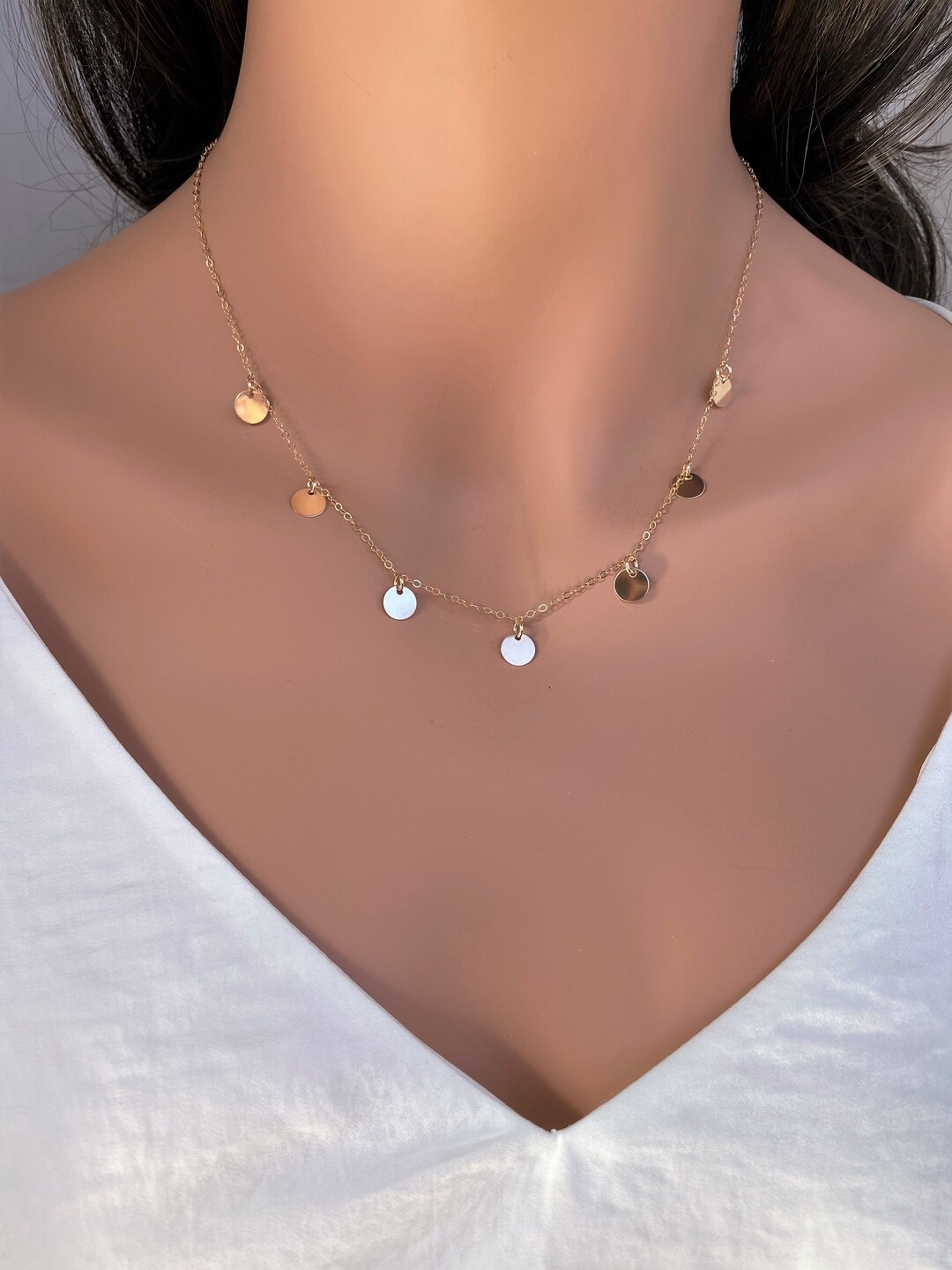 ★VINTAGE HOLLYWOOD★ Round Coin Necklace il_1080xN.2912961718_b0o6.jpg