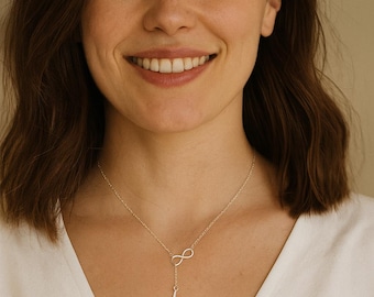 Blitz Halskette aus Sterlingsilber: Unendlich Charm, trendiges Geschenk