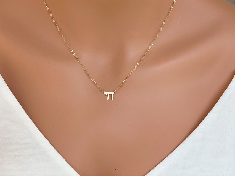 Tiny Gold Chai necklace Dainty Gold Filled Chai Necklace Chai Necklace Women,Chai Necklace Gold Hebrew Necklace Judaism Gift Jewelry image 1