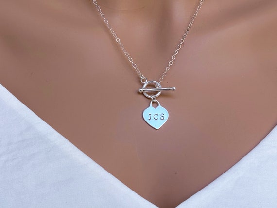 Personalized Toggle Clasp Necklace 