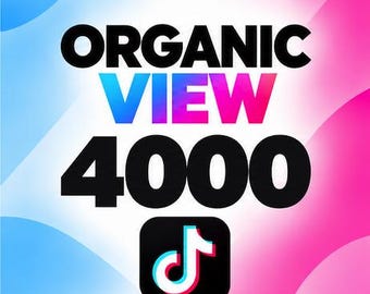 Visualizzazioni su TikTok | 4000 visualizzazioni organiche | Strategia di promozione su TikTok | Fai crescere il tuo account TikTok