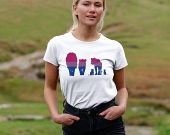 Damen-T-Shirt mit Bi-Lion-Code