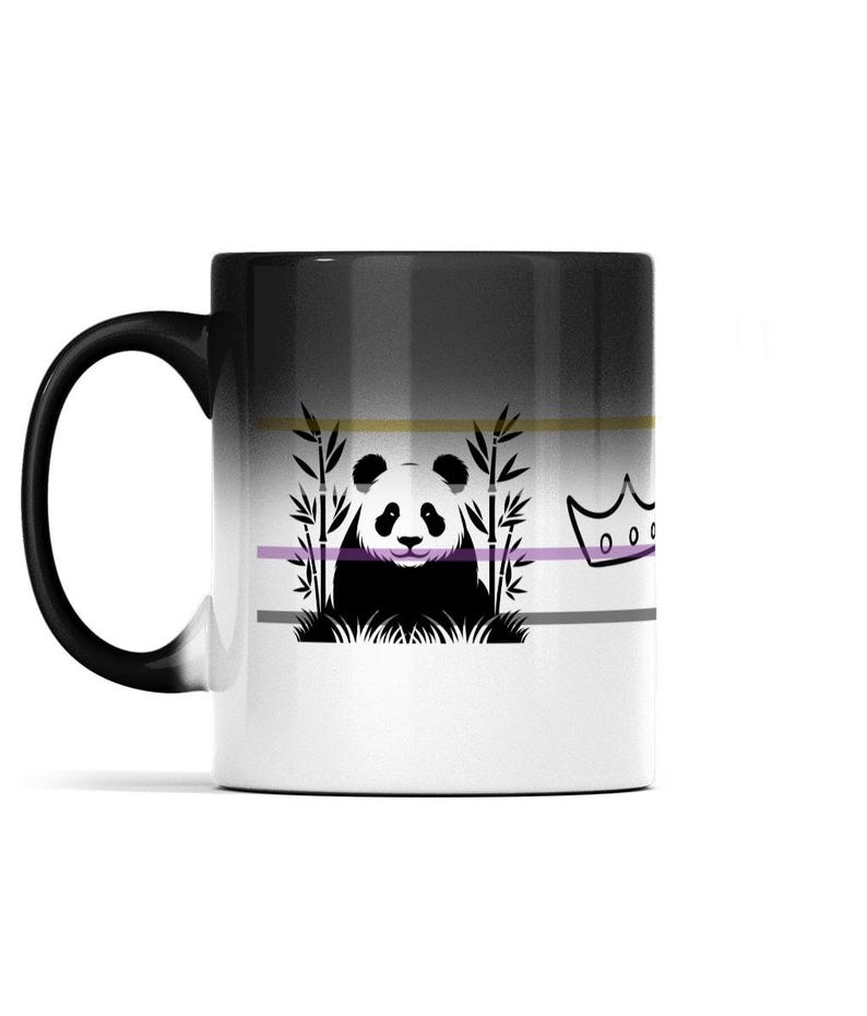 Non-binary Code Reveal 11oz Black Colour Changing Mug image 1